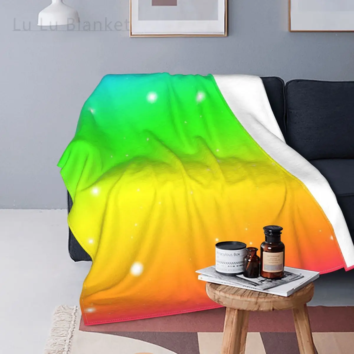 

Colorful Blankets Fleece Winter Vertical Lines Pattern Breathable Lightweight Thin Throw Blanket for Bed Outdoor Quilt