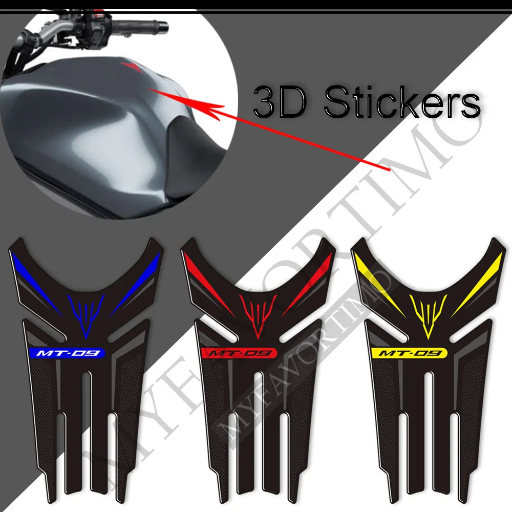 

2021 2022 Motorcycle For Yamaha MT09 MT FZ 09 SP MT-09 Wind Deflector Gas Fuel Oil Kit Knee Tank Pad Protector Stickers Decals