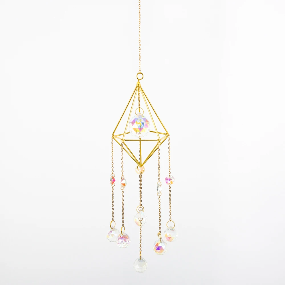 

Light Shadow Fantasy Crystal Wind Chime Ornament Gift Yard Garden Living Hanging Decor Art Home Decoration Aeolian Bells