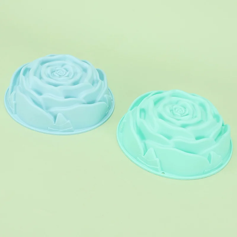 3D Цветочный поднос для выпечки силиконовые формы торта форма пиццы мусса большая