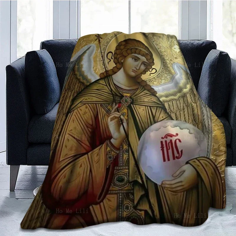 Фланелевое Одеяло для всех сезонов с мучениками СС космой и дамианским арчанелем