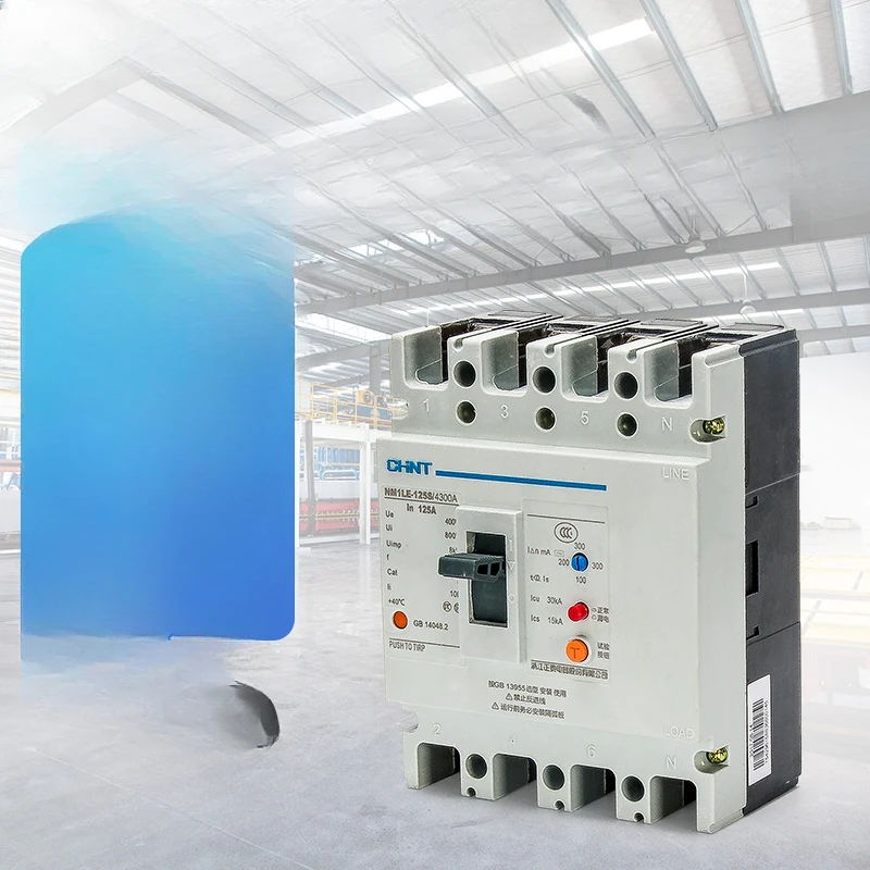 

Импортная Технология из Германии и Японии: Китайская пластиковая стандартная выключатель цепи утечки NM1LE, трехфазный четырехпроводной протектор утечки