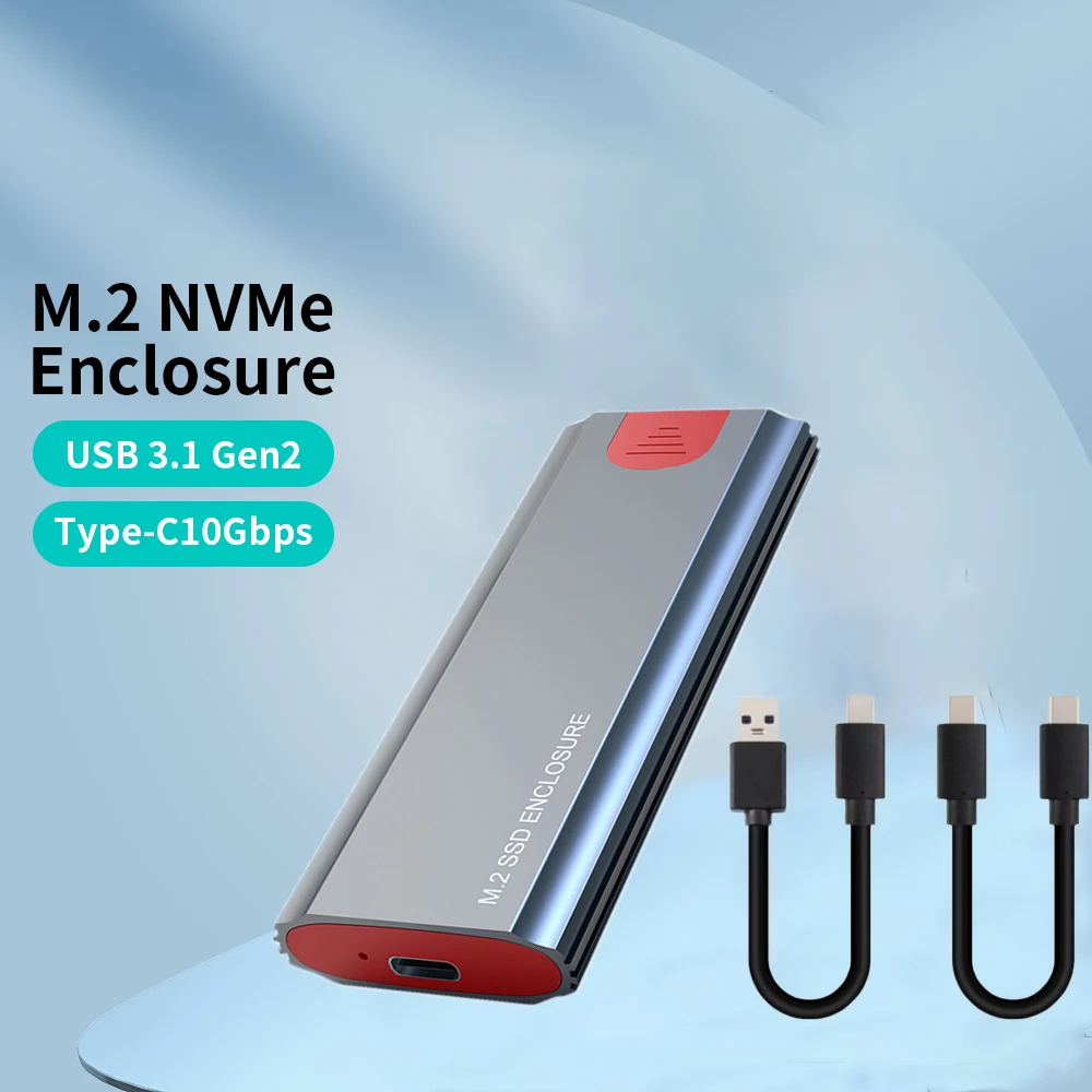 M2 SSD фонарь NVMe USB Type C Gen2 10 Гбит/с PCIe корпус M.2 внешний адаптер для 2230 2242 2260