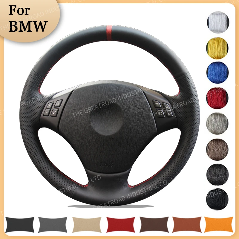 

Custom Car Steering Braid Wheel Cover for BMW E90 E91 320 318i 320i 325i 330i 320d 328xi X1 E84 Auto interior