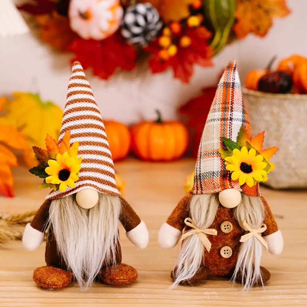 

Couch Fall Gnome Accent Handmade Fall Gnome Plush Dolls Scandinavian Farmhouse Thanksgiving Decorations Autumn Tiered Tray