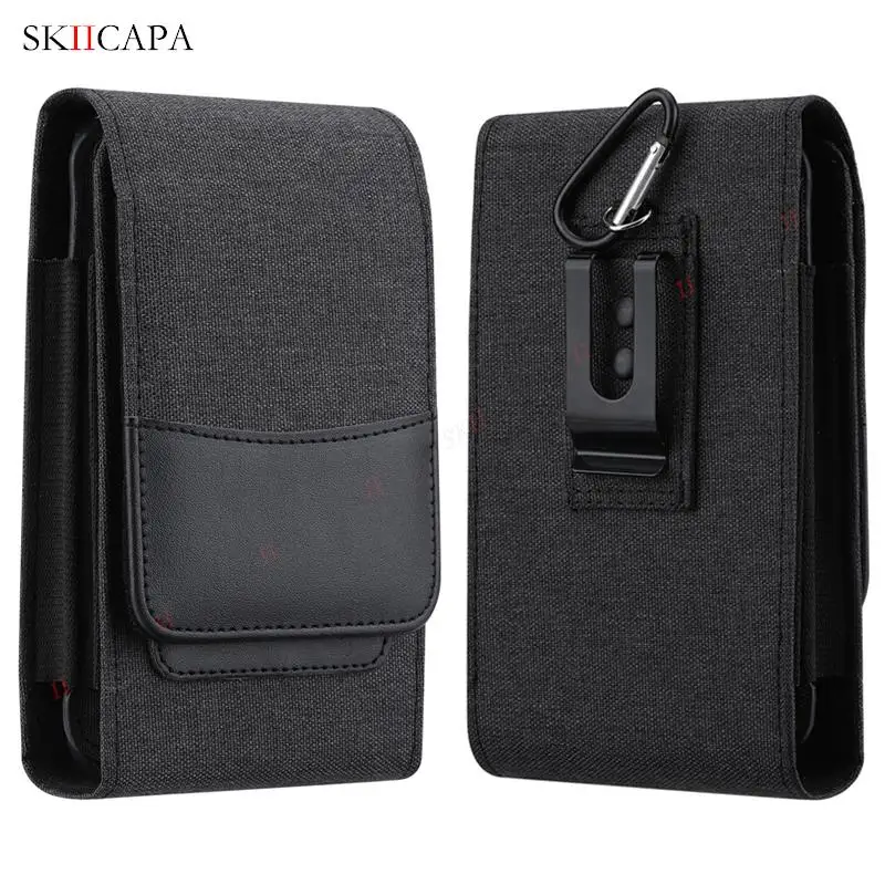 

Универсальный нейлоновый чехол-кошелек для телефона Honor X8 X10 Max, флип-чехол с зажимом для ремня, чехол для телефона Honor X30 Max X30i X20SE X10