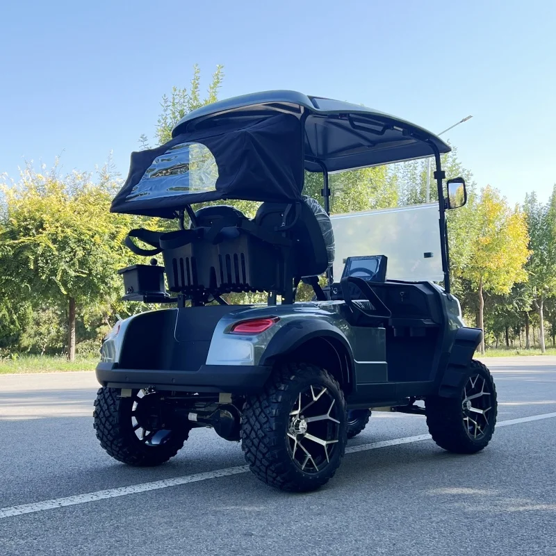 Высококачественная 48-вольтовая 4-местная электрическая тележка для гольфа
