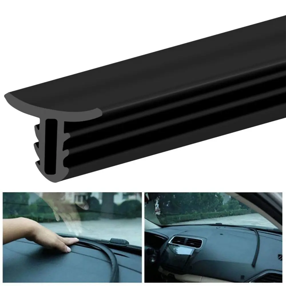 

1.6M Car Universal Windshield Sealant Dashboard Soundproof Sealing Strip Auto Rubber Seals Car Panel Seal Interior Accessories