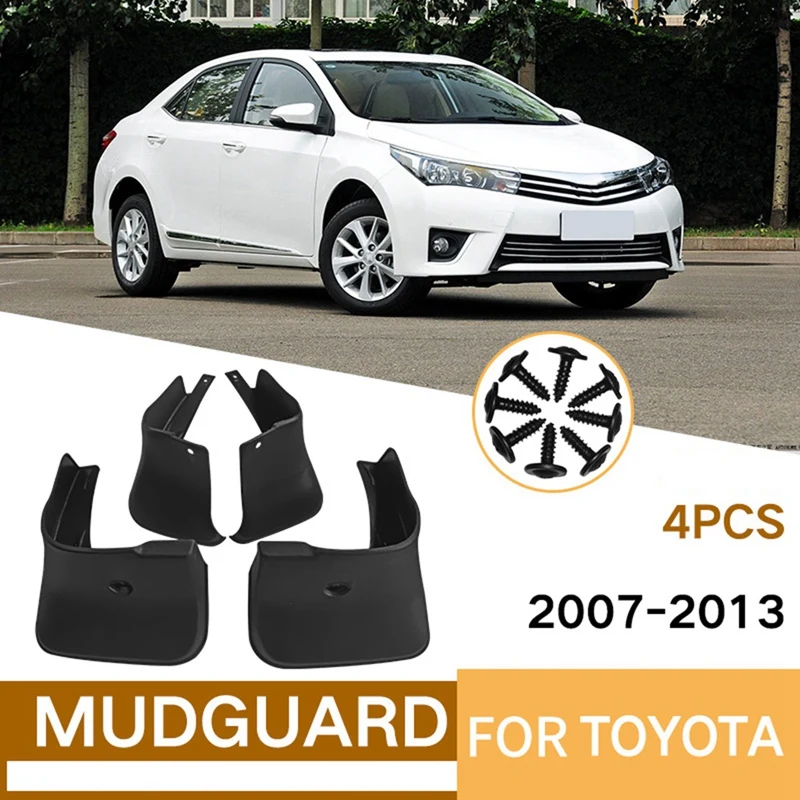 Флэш-Брызговики для Toyota Corolla AE140 2007-2013