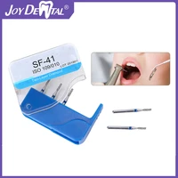 5 pcsbox dental two layer diamond bur excellent quality longer lifetime high speed handpiece working accessory