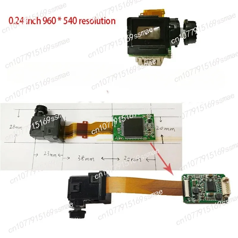 DIY Noktowizor Wysoka rozdzielczość Микродисплей Интеллектуальный дисплей окуляры Вejście AV Wizjer