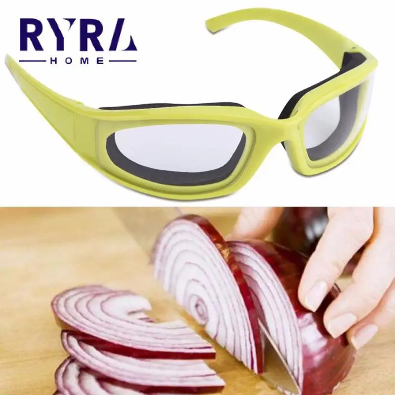 

Kitchen Onion Goggles Tear Free Slicing Cutting Chopping Mincing Eye Protect Glasses Mascarillas Knife Home Kitchen Accessories