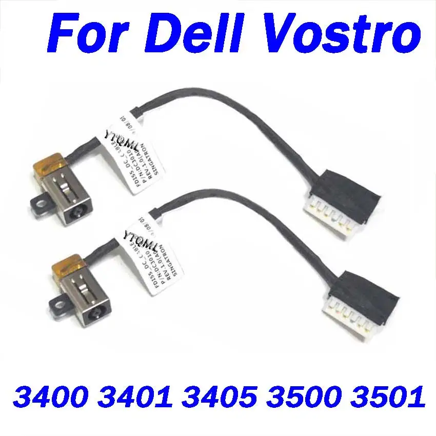

Новый разъем питания для DELL Vostro 3400 3401 3405 3500 3501, 1-10 шт., кабель для зарядки