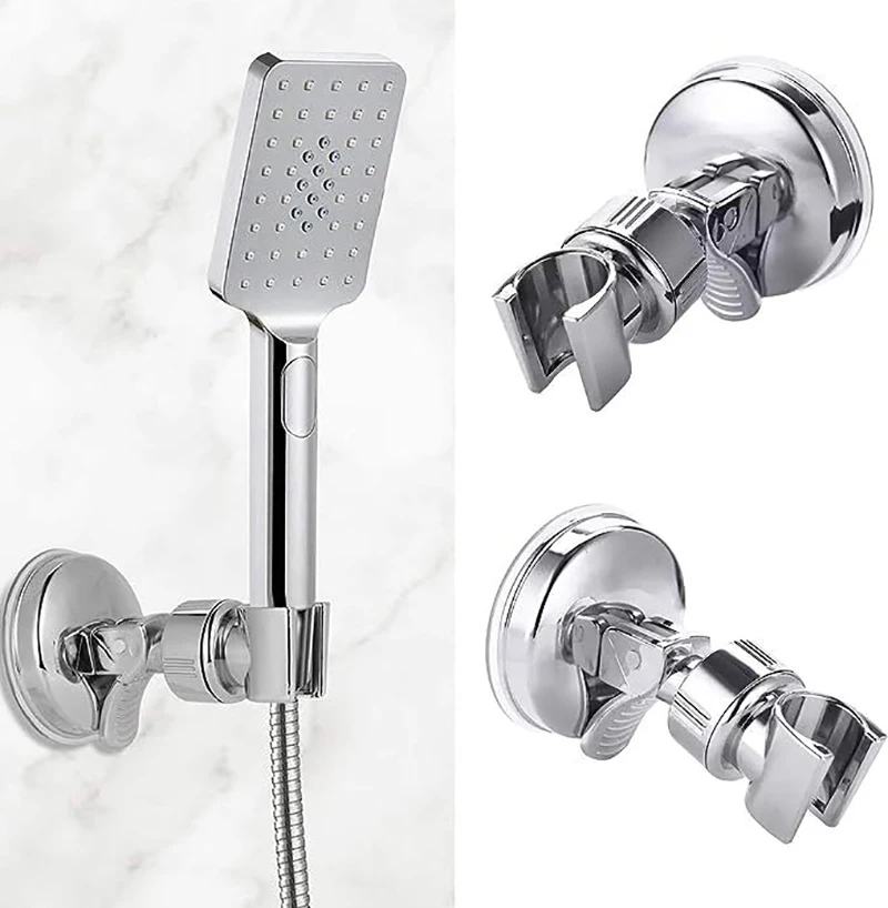 

Strong Suction Shower Head Bracket Base Punch-free Shower Head Bracket Bathroom Wall Bracket Bathroom Accessories