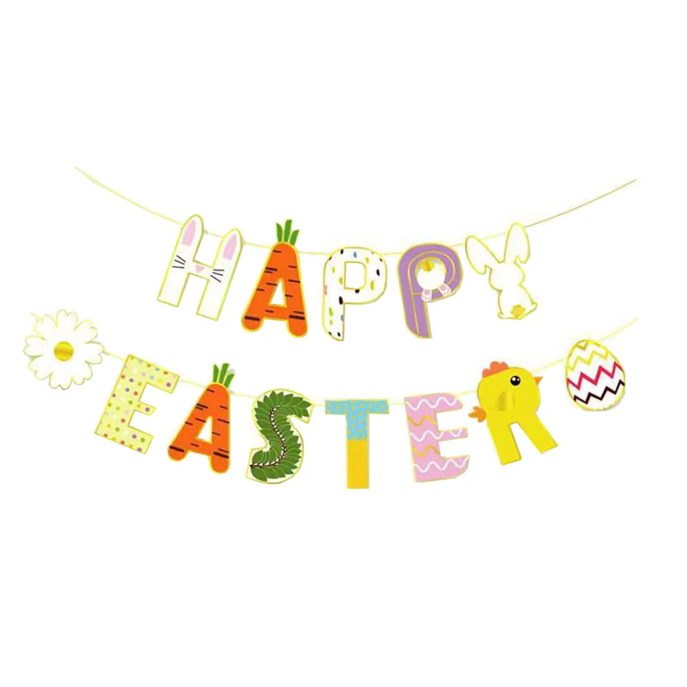 

Easter Hanging Banner Festival Hanging Banner Happy Easter Backdrop Banner