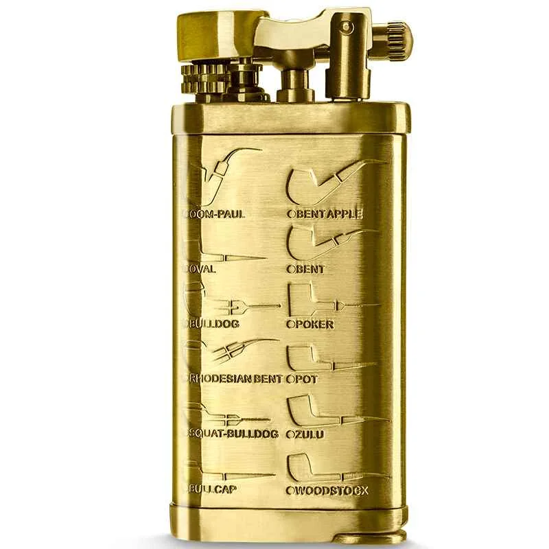 

JIFENG Metal Gas Pipe Lighter Vintage Tobacco Rod Isqueiro Gadgets Gift