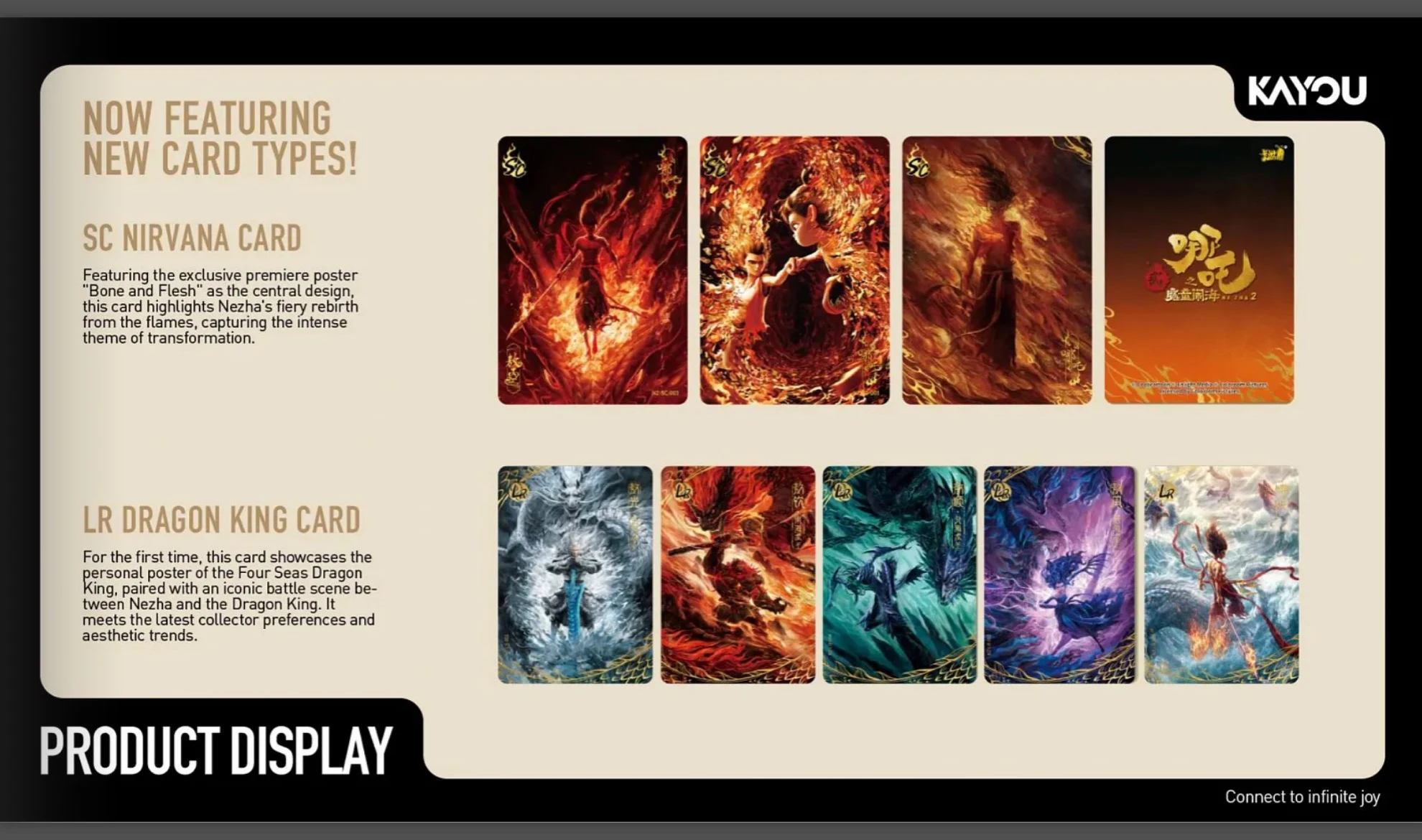 Официальная коллекционная карточная игра Kayou Nezha 2-Movie Collection Card Rebellion Edition, английская версия, игрушка для мальчиков, подарок на день рождения (art.: 3920dca4a0bb4) - 3920dca4a0bb4