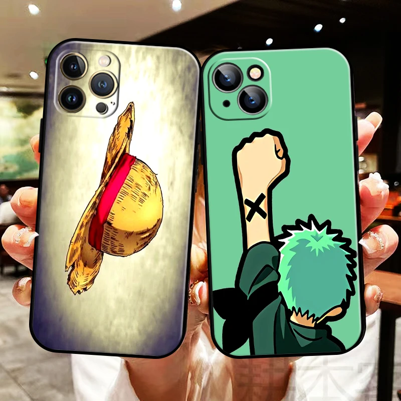 

Anime One Piece Luffy Zoro For Apple iPhone 13 12 11 Pro Max 13 12 Mini 5 5s 6 6S 7 8 Plus SE2020 X XR XS Max Phone Case Coque