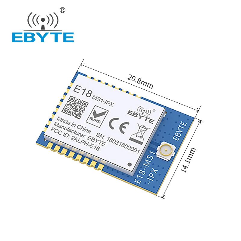 EBYTE 2.4GHz CC2530 Zigbee Wireless Smart Home Automation Module E18-MS1-IPX Zigbee Mesh Network Receiver module IPX Antenna
