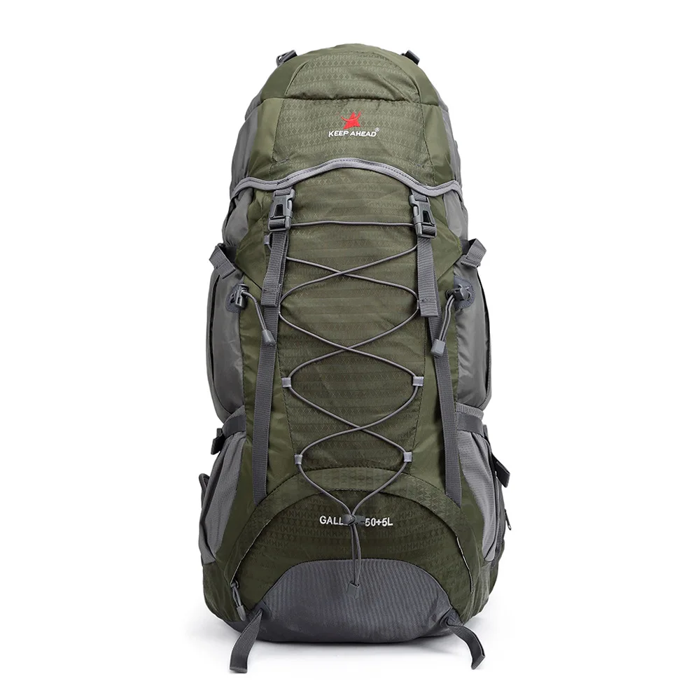 2022 new waterproof large-capacity tear-resistant nylon mountaineering bag travel field outdoor hiking sports backpack
