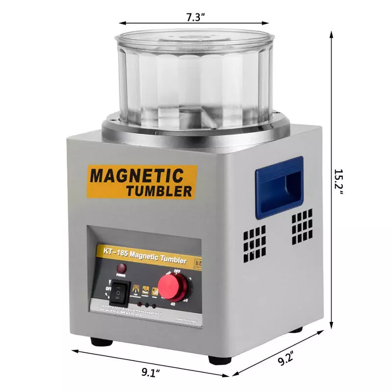 magnetic tumbler polisher jewelry polishing machine polish machine 600g capacity polishing machinery