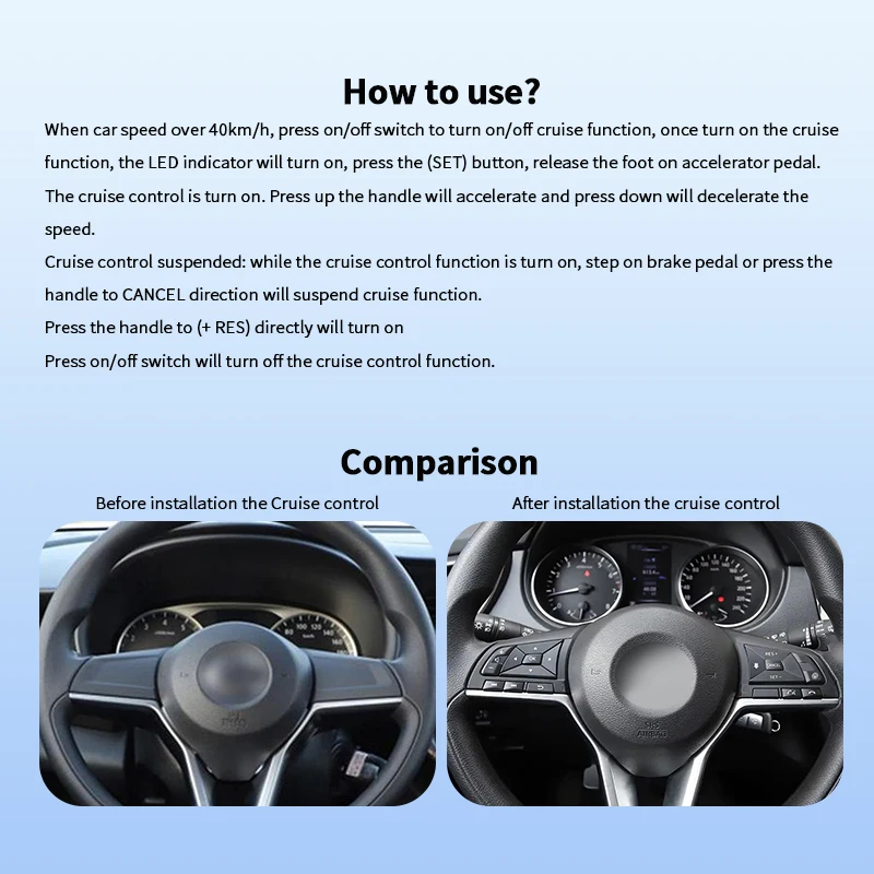 Блок круиз-контроля EASYGUARD подходит для Sylphy Livina sunny Tiida NV автомобильный регулятор