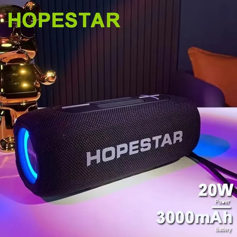 HOPESTAR P32 20 Вт высокая мощность бумбокс динамики портативный Bluetooth супер сабвуфер