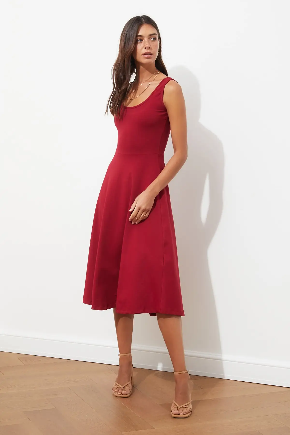 Черное Трикотажное Платье Trendyol TWOSS19VG0202|Женские платья| |