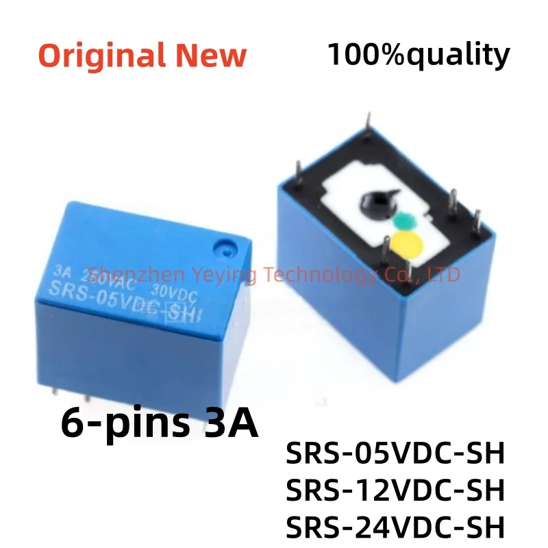 Фото 1 шт./лот, 100% новый Srs-05Vdc-Sh Srs-12Vdc-Sh Srs-24Vdc-Sh, 6-контактный, 3А №1