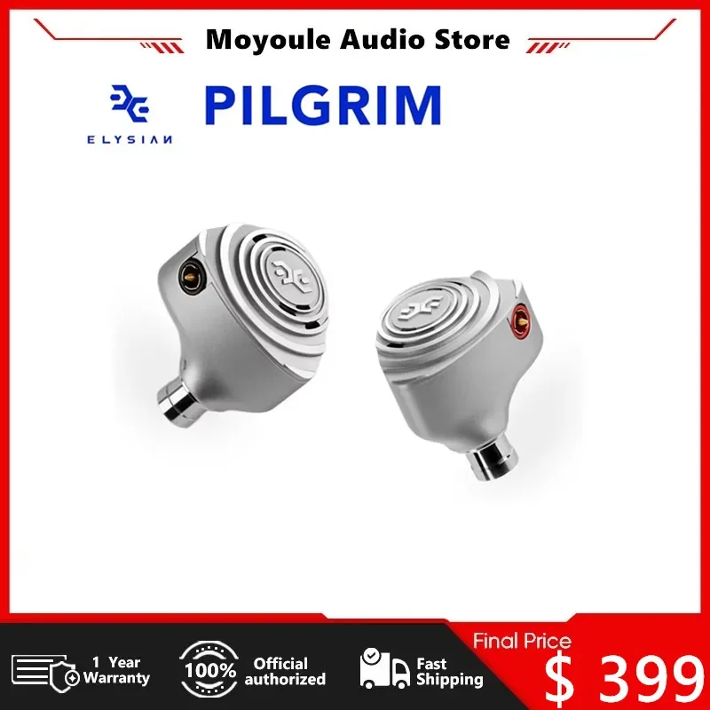 Elysian Acoustic Labs Pilgrim 1 LSR DD + 3 Sonion BA Гибридные наушники-вкладыши с кабелем Hi-Fi Pentaconn Ear