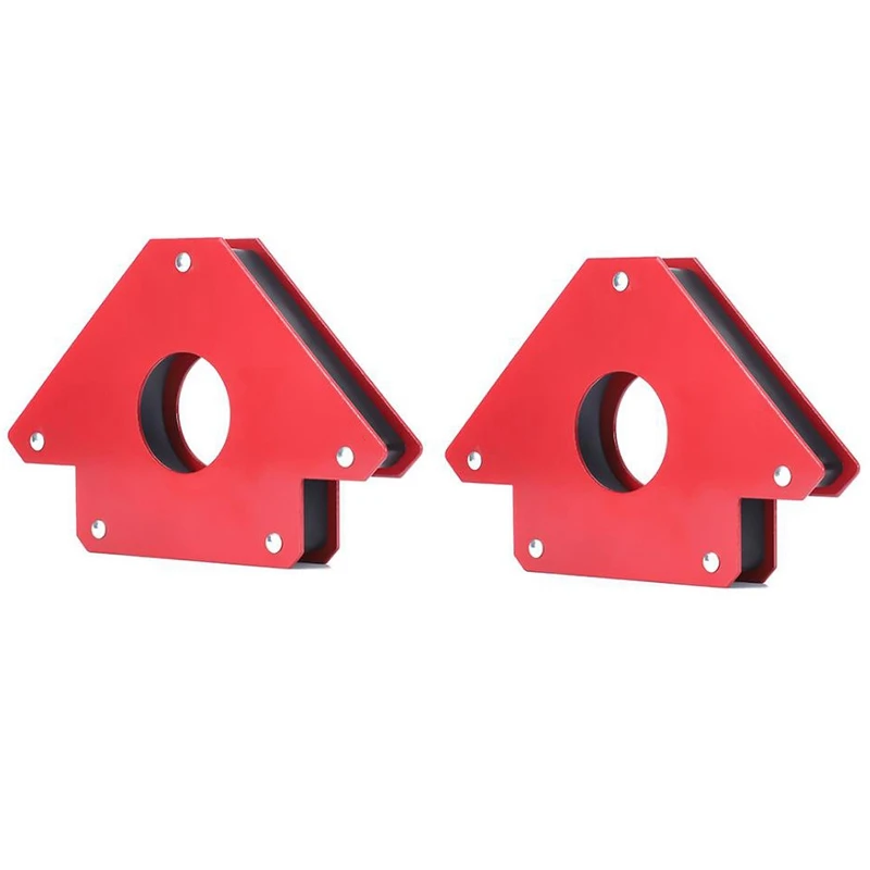 

HOT-2PCS Magnetic Welding Corner Holder Positioner Soldering Locator For Welding Angles Magnetic Welding Magnet Holder 25LBS