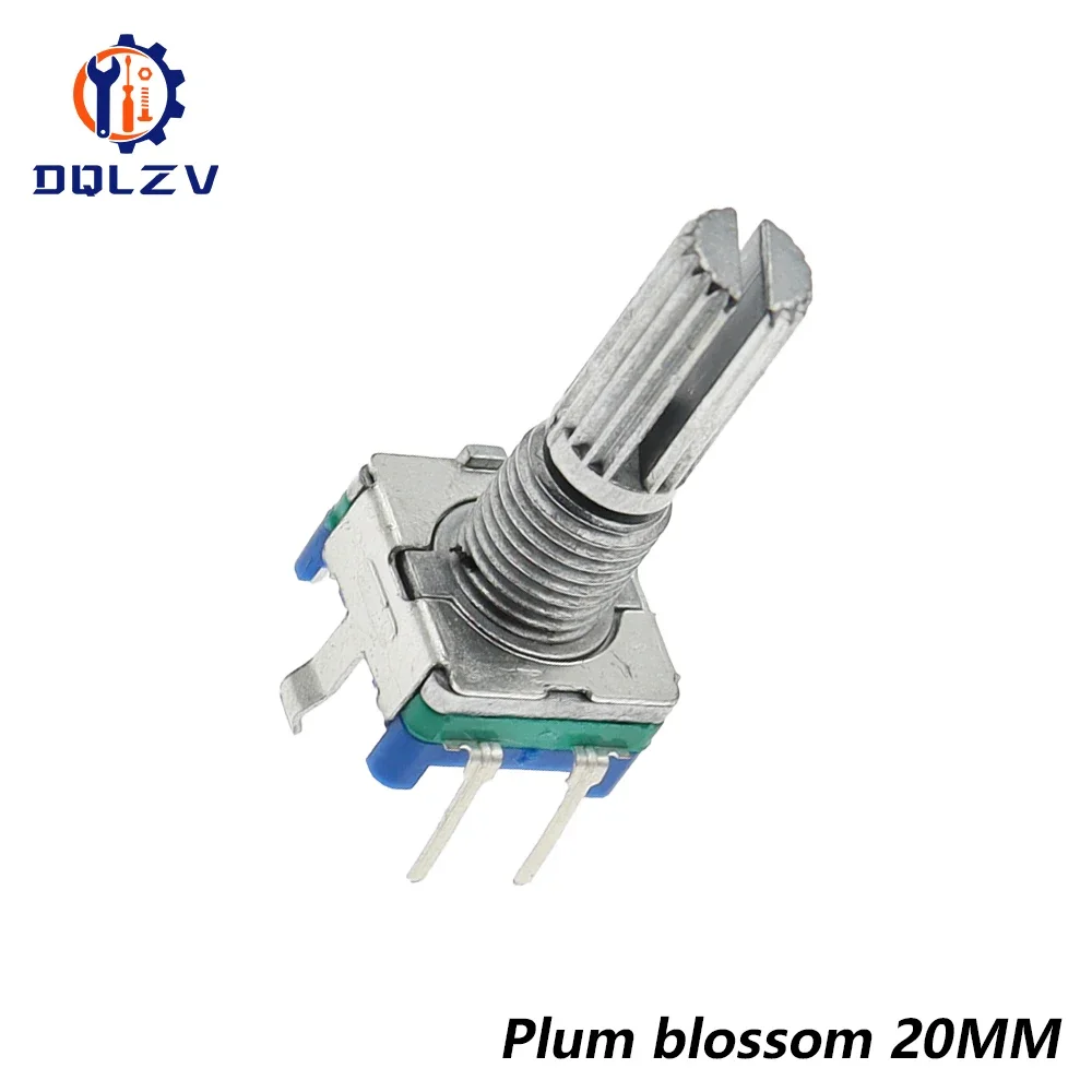 5 шт., поворотный энкодер EC11 с кнопкой, медный
