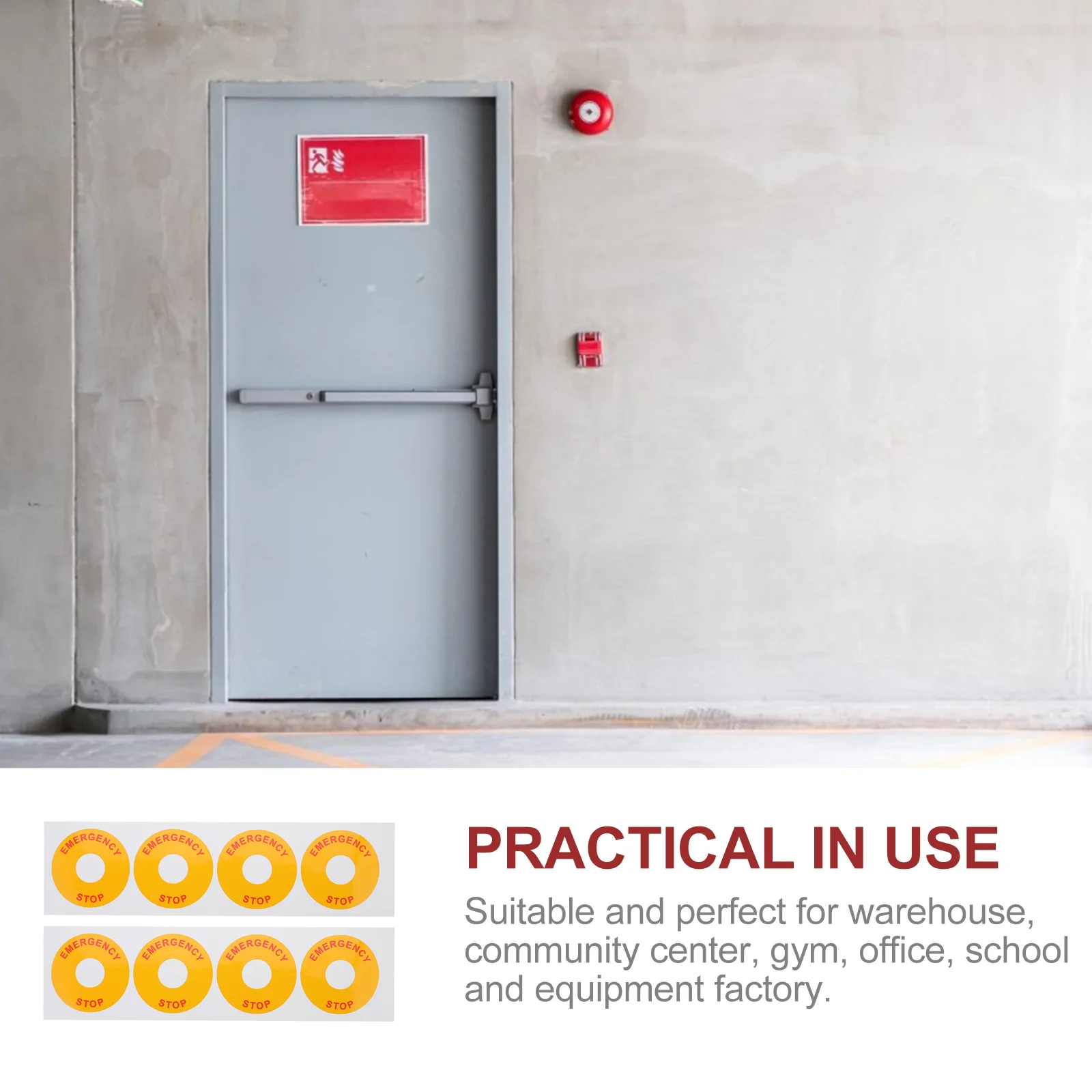 Рисунок 3 - предупреждающих наклеек для аварийной