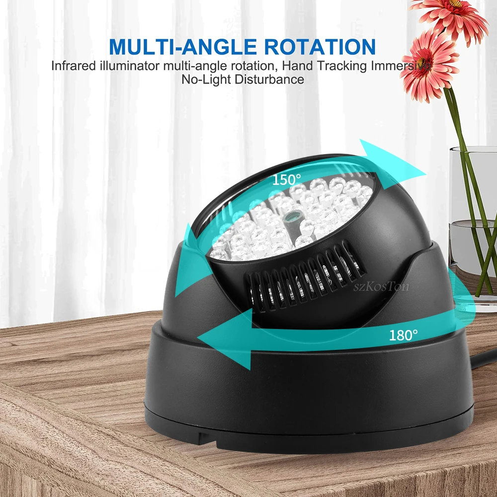 For Oculus Quest 2 Night Lamp LED IR Illuminator Infrared Flood Light  Illuminator Infrared Light Compatible for Oculus Quest 2