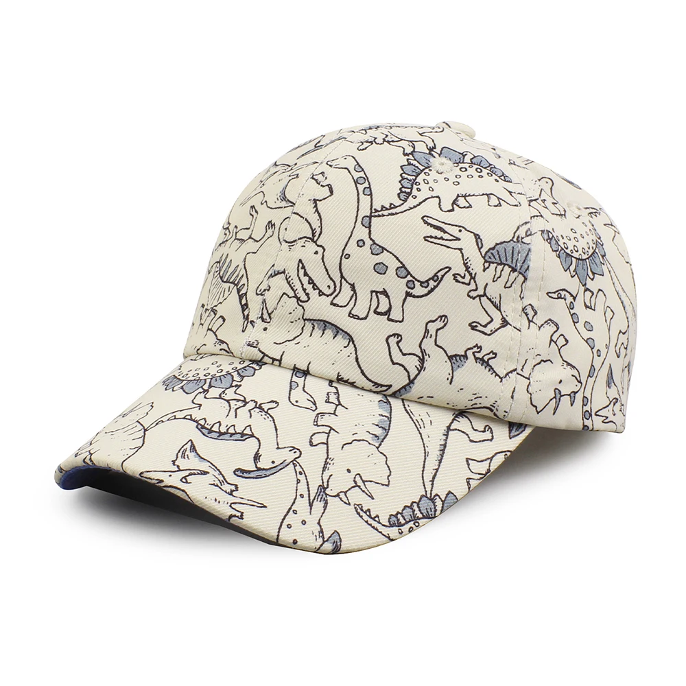 

Летняя бейсболка с динозавром для мальчиков и девочек, детская Солнцезащитная шляпа, водонепроницаемая Детская шляпа для детей