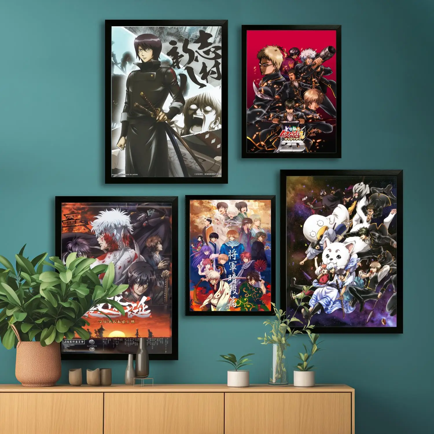 Печать на холсте Gintama современная семья