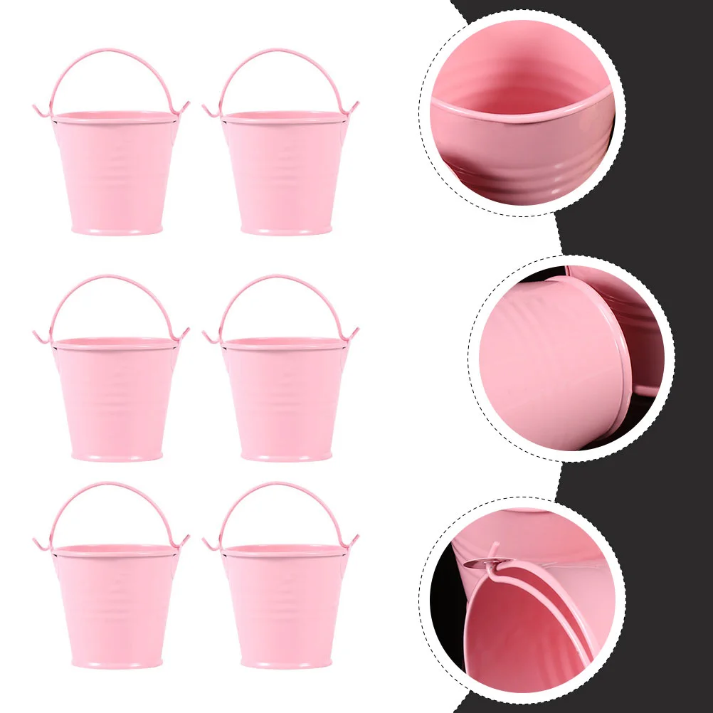 12 шт. жестяное ведро глиняный горшок сочный кашпо суккуленты растения в горшках