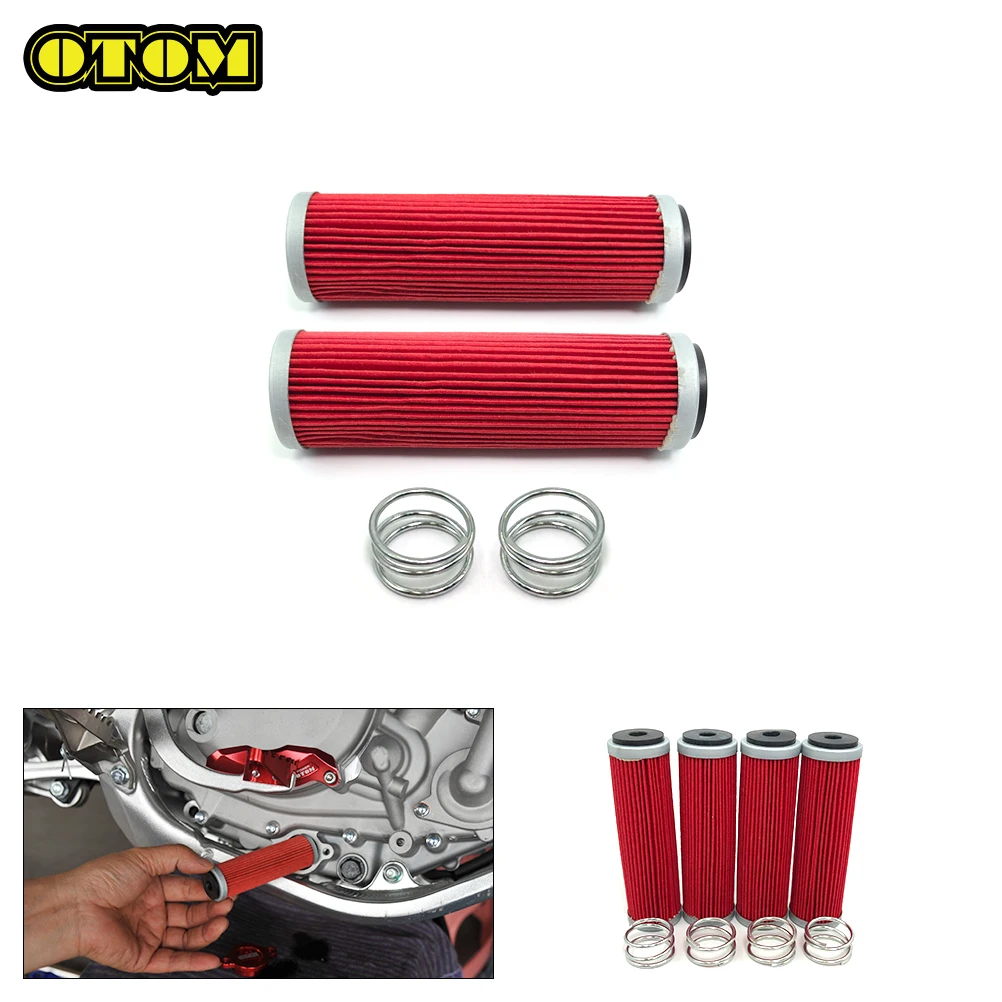 OTOM Motorbike Engine Oil Filters Imported Filtration Paper For ZONGSHEN KAYO NC250 NC450 Pit Dirt Motorcycle Accessories Tools