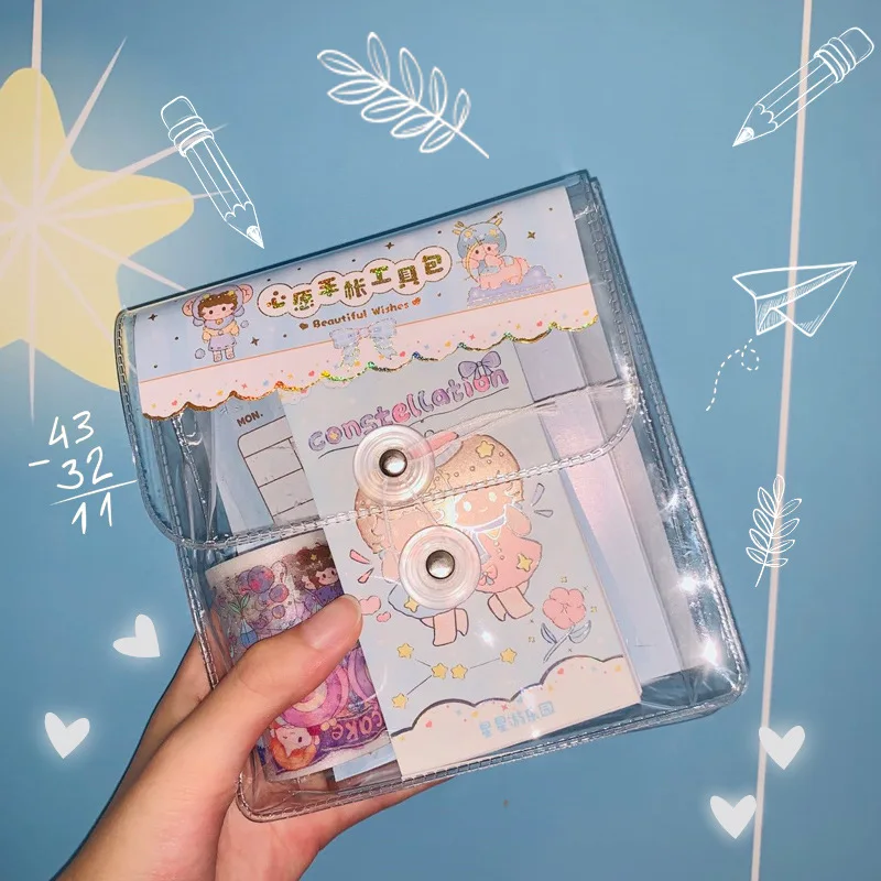 

Bagged hand account wholesale hand account sticker cute tape children cartoon toy sticker blind box set gift package