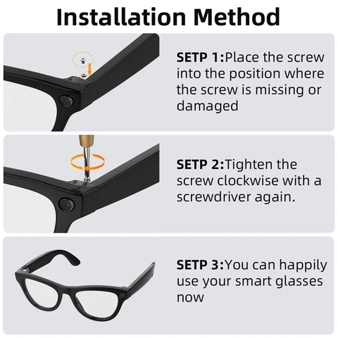 Набор отверток HIBLOKS для Ray-Ban Meta Wayfarer/Skyler/Headliner и Oakley Meta HSTN AI