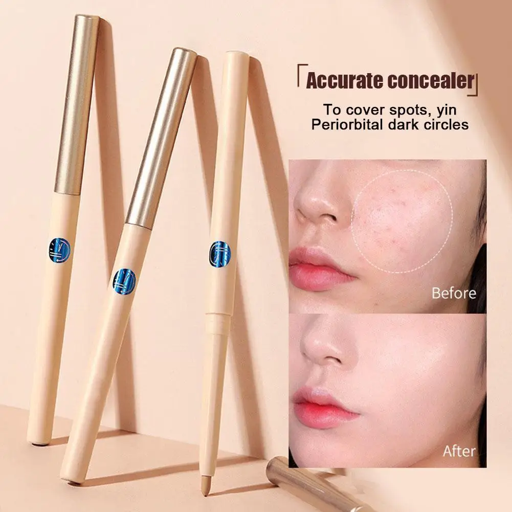 

Matte Concealer Pen Full Coverage Contour Face Acne Concealer Lip Moisturizing Marks Makeup Stick Eyebrow Contouring U6F9