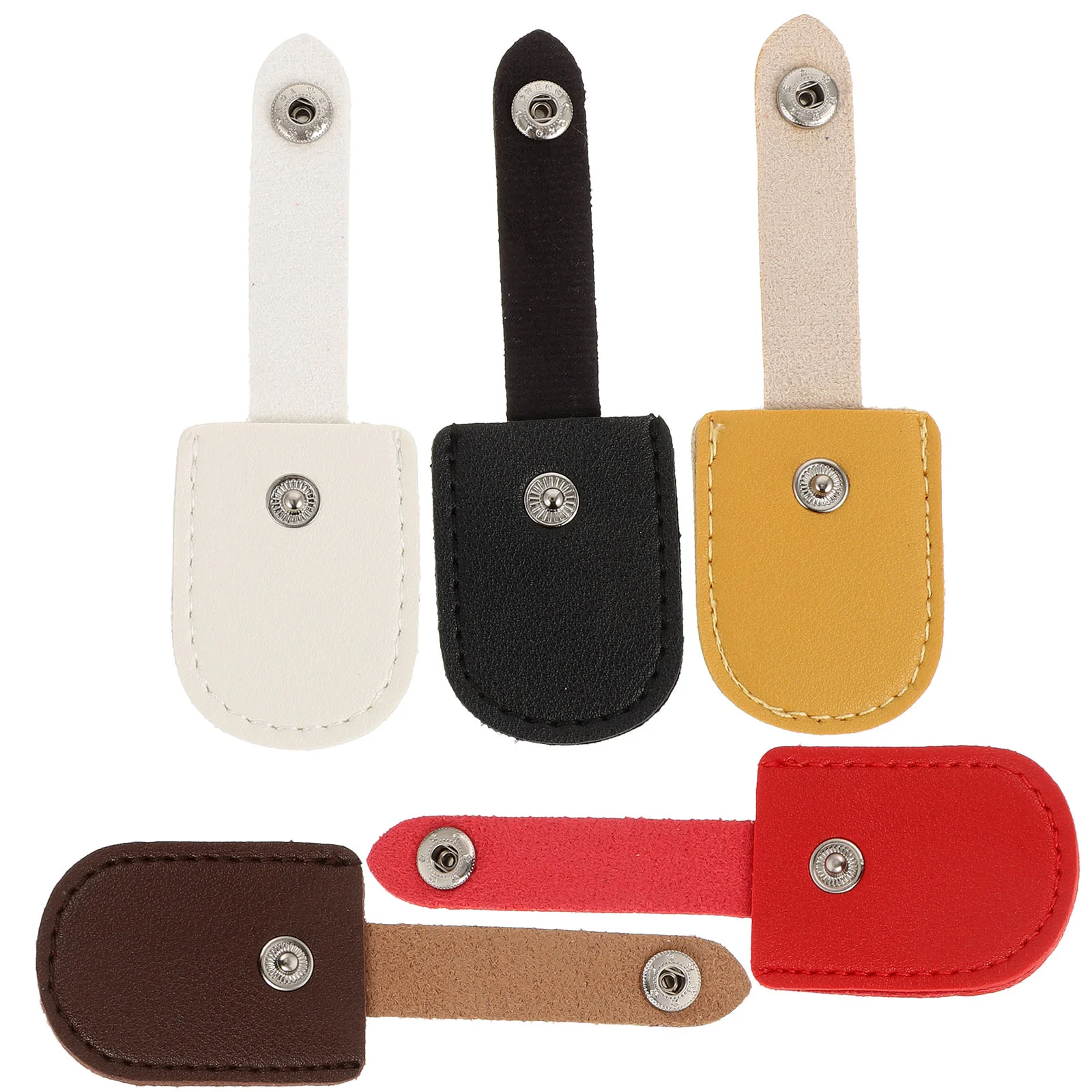 

5 Pcs Dead Skin Shears Protective Case Manicure Tools Nail Nipper Cover Protector Pu Cuticle Covers Nippers Protectors