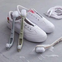 household double headed multi function shoe brush cleaning sports shoes cleanings brush nylon silk laundry cleaning brushes