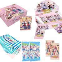 kawaii japanese anime goddess story collection rare cards box child kids birthday gift game collectibles cards for children toys