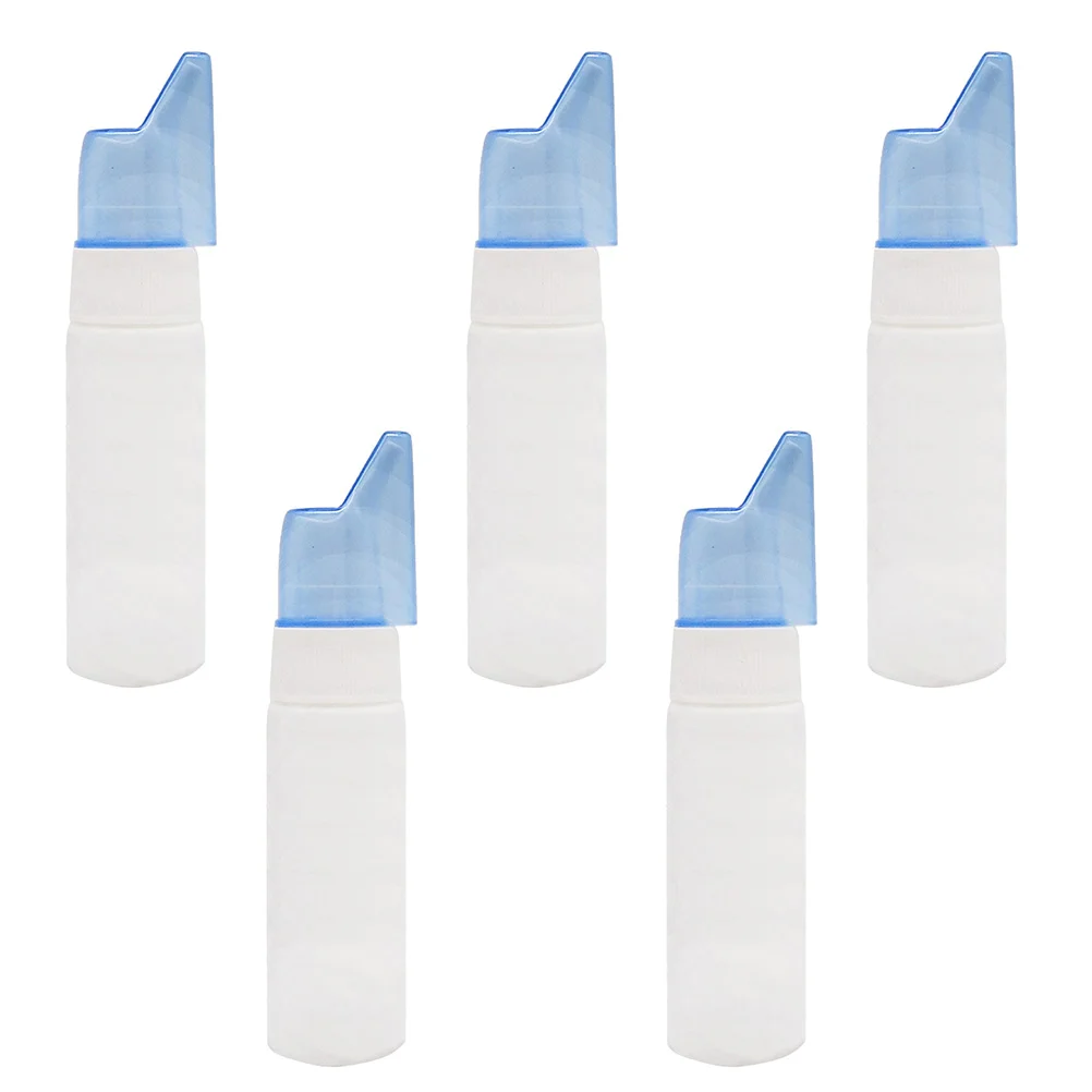 

5 Pcs 70ml Nasal Spray Device Nebulizer Portable Refillable Mist Bottle Fine Nose Sprayer Empty Abs Holder Spraying Bottles