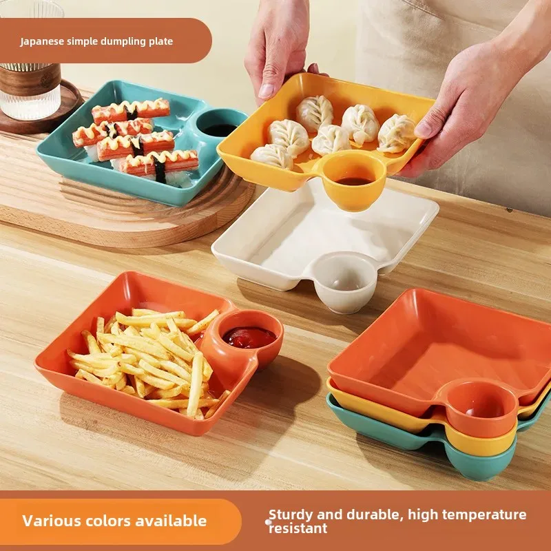 Большой квадратный поднос для пельменей в японском стиле домашняя обеденная