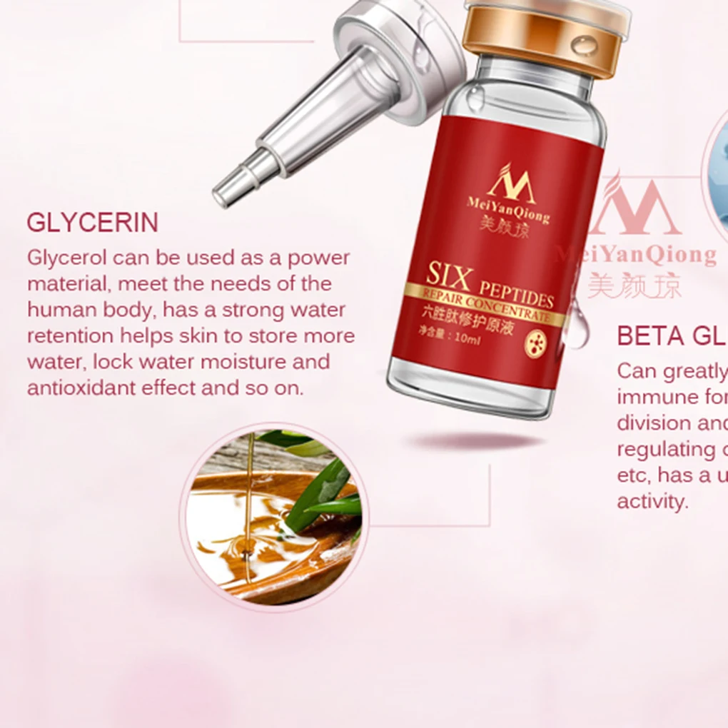 

Argireline Six Peptides Repair Concentrate Rejuvenation Anti-aging Essence Anti Wrinkle Face Serum 12ml