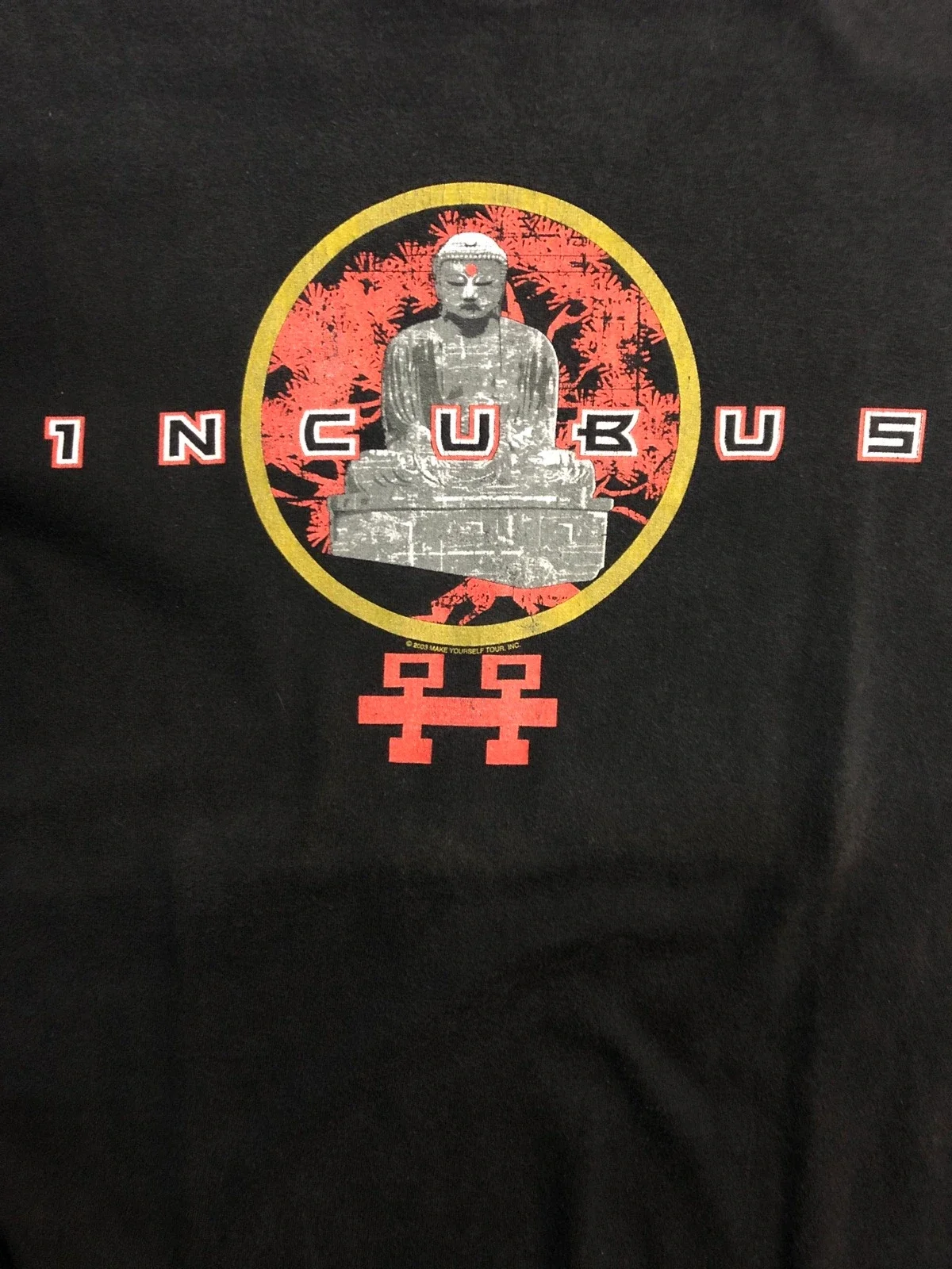

INCUBUS MAKE YOURSELF TOUR 2003 Vintage T-Shirt Tee Shirts