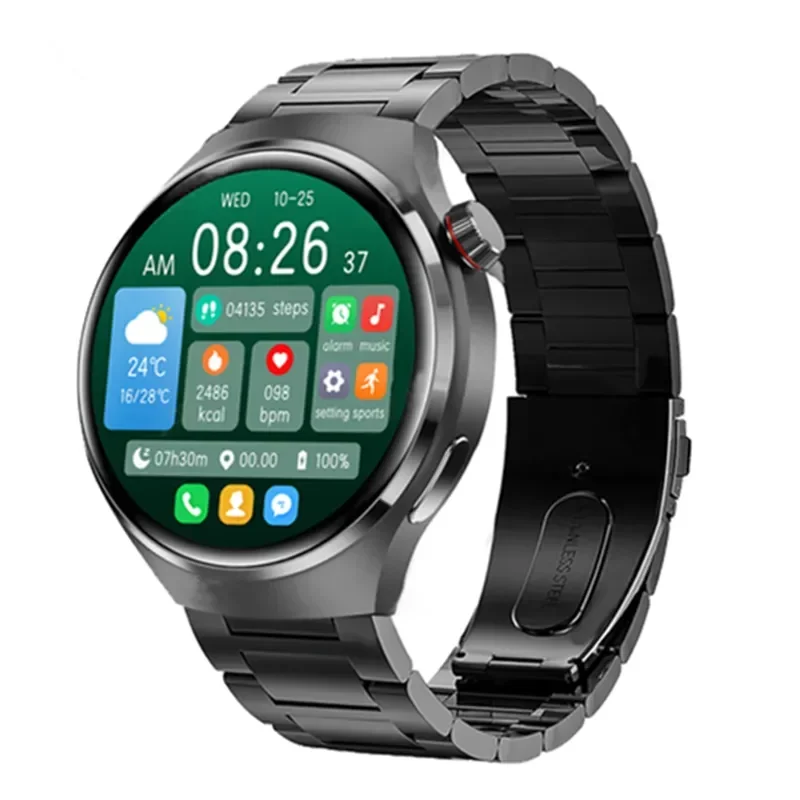 

GT4 Pro Smart Watch 1.6inch Large Screen Men Women BT Call Smartwatch AI Voice NFC Heart Rate Health Monitor Sports Wristwatch