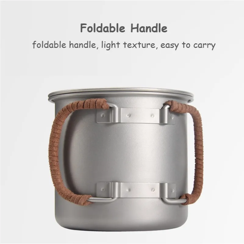 

450ml Pure Titanium Coffee Cup Titanium Metal Mug Outdoor Water Glass Beer Glass Beverage Cup Can Boil Water Mugs
